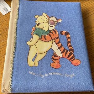 Disney Winnie The Pooh And Friends 3 Ring Binder With 4 Dividers And Note Paper